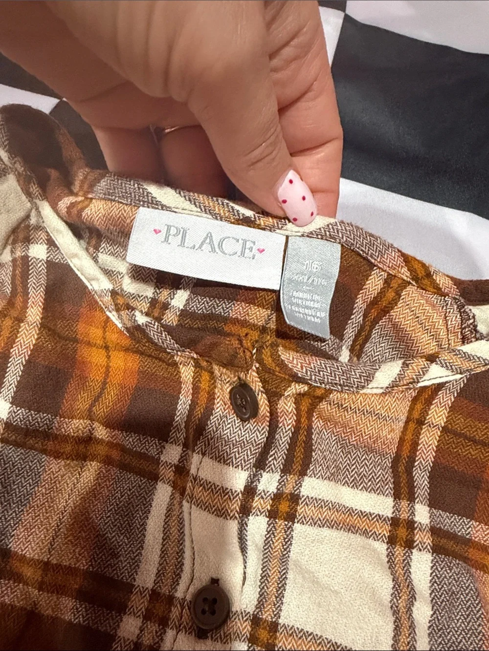 3 Kids Orange/Tan shirts size 16